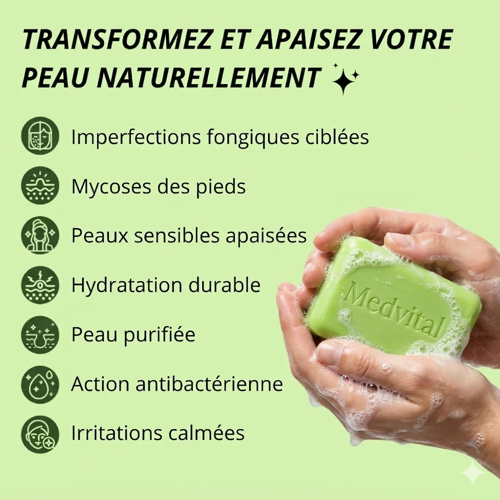 Medvital® Savon Purifiant Antifongique