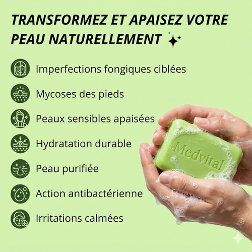 Medvital® Savon Purifiant Antifongique